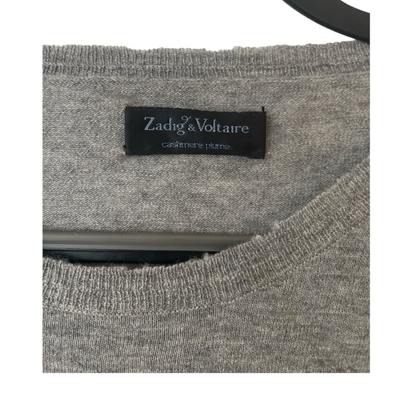 Zadig & Voltaire Crystal Guitar Cashmere Sweater - Picture 4 of 4